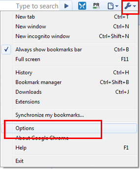 setting chrome's download options screenshot 1/2
