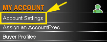 select account settings