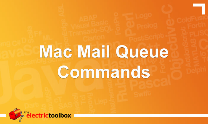 Mac mail queue commands
