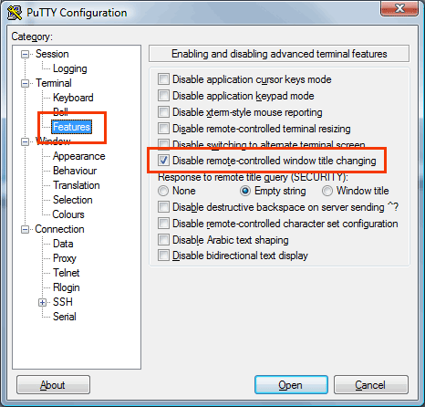 prevent xterm from changing the window title