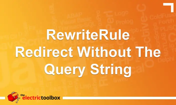 RewriteRule redirect without the query string
