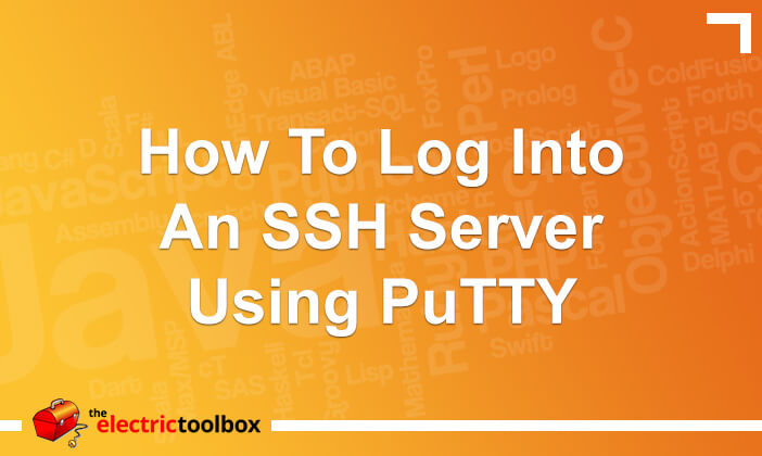 How to log into an SSH Server Using PuTTY