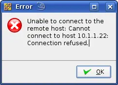 unable to connect to remote host